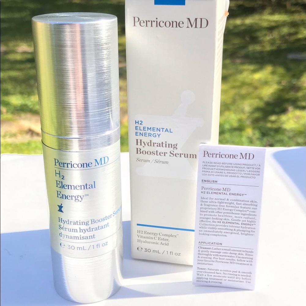 Perricone MD H2 Energy Hydrating Booster Serum NIB